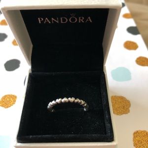 • PANDORA • forever love stackable heart ring 🤩